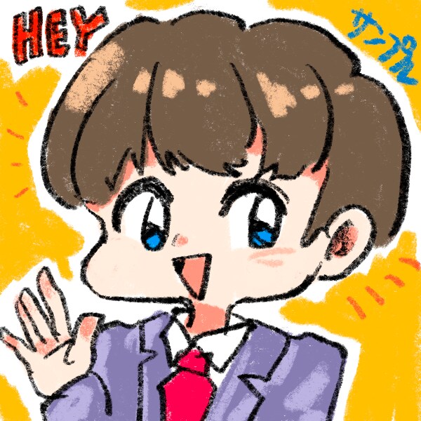 IpadでSNS向けのアイコンを描きます 安価×最速半日でお届け！文字入れも可！手書き風！ イメージ2