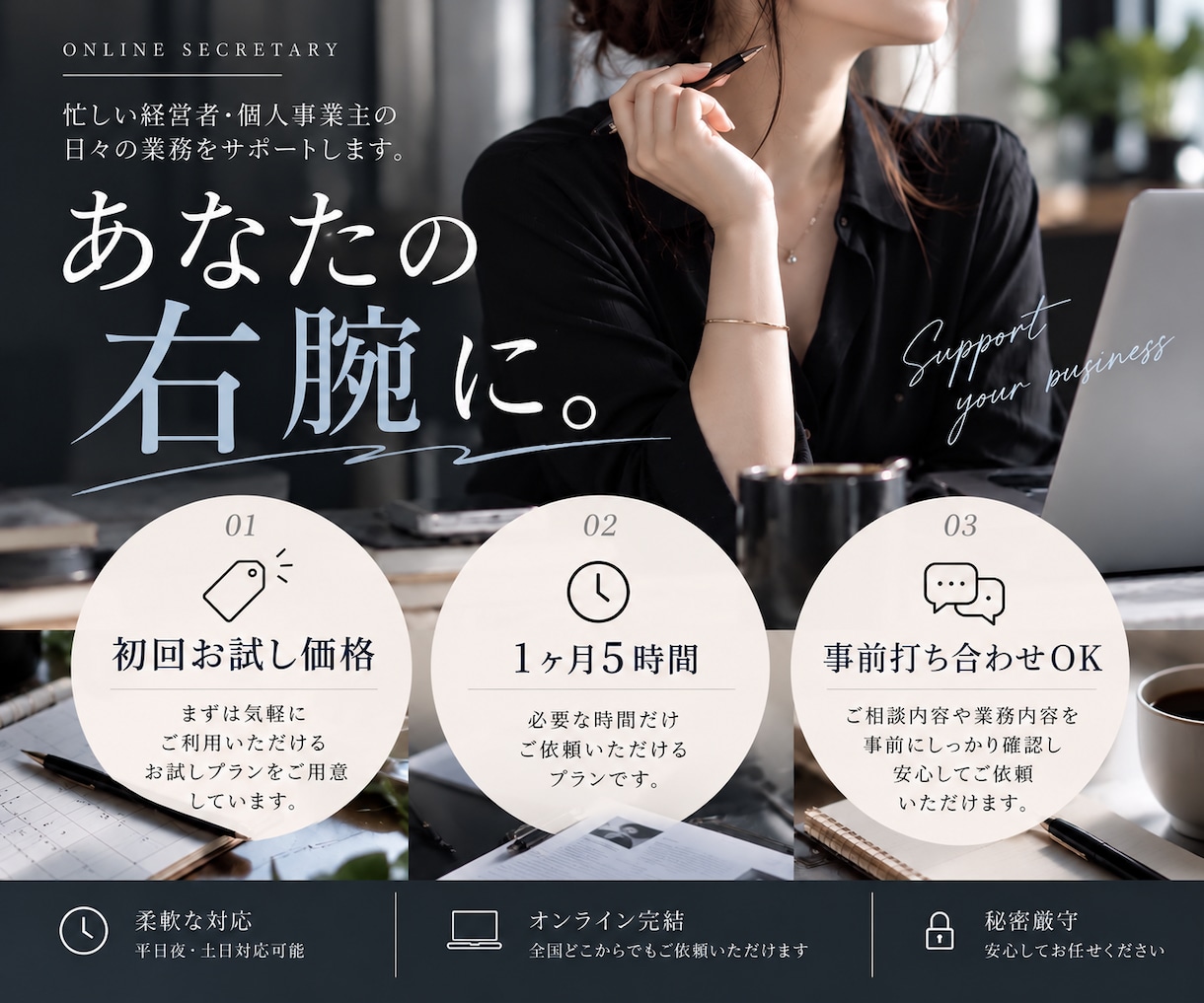 あなたの右腕になります これもお願いできる…？を教えてください♪ イメージ1