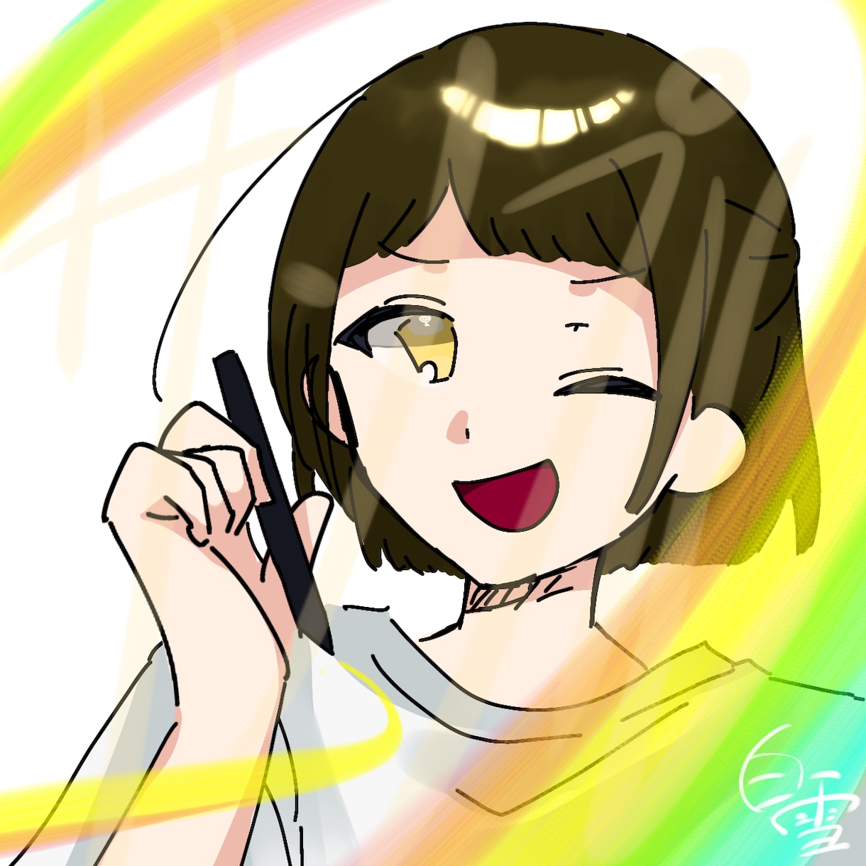 SD・等身可。かわいいイラストかきます SNS用アイコン、商業利用、グッズ用イラスト、夢絵など イメージ1