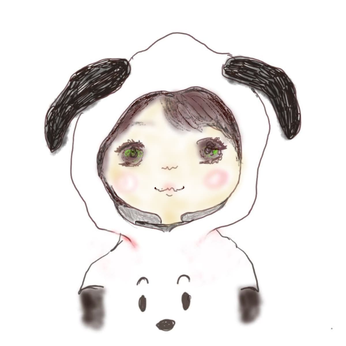 見るたびに幸せになる！似顔絵アイコンお描きします お気に入りの服やアクセ、口癖など、無料追加OK！ イメージ1
