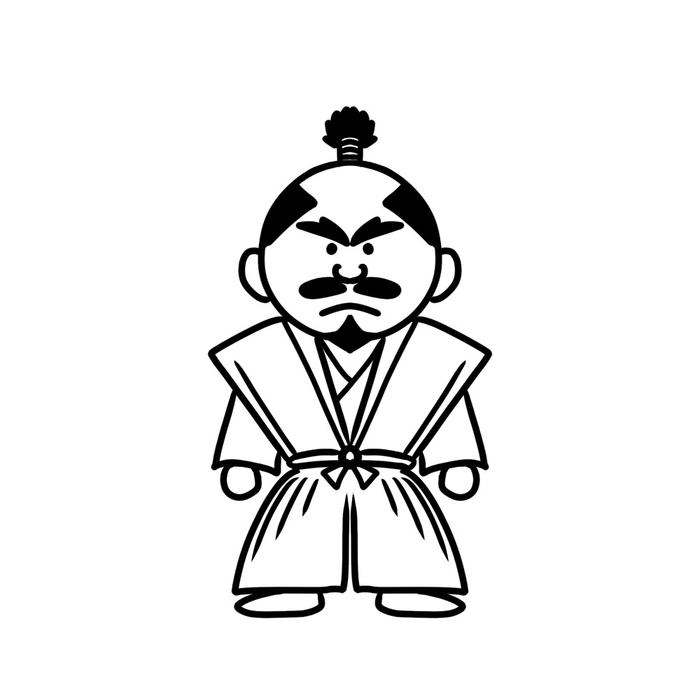 可愛い戦国武将のイラストを提供します 歴史好きの人に向けたイラストです。 イメージ4