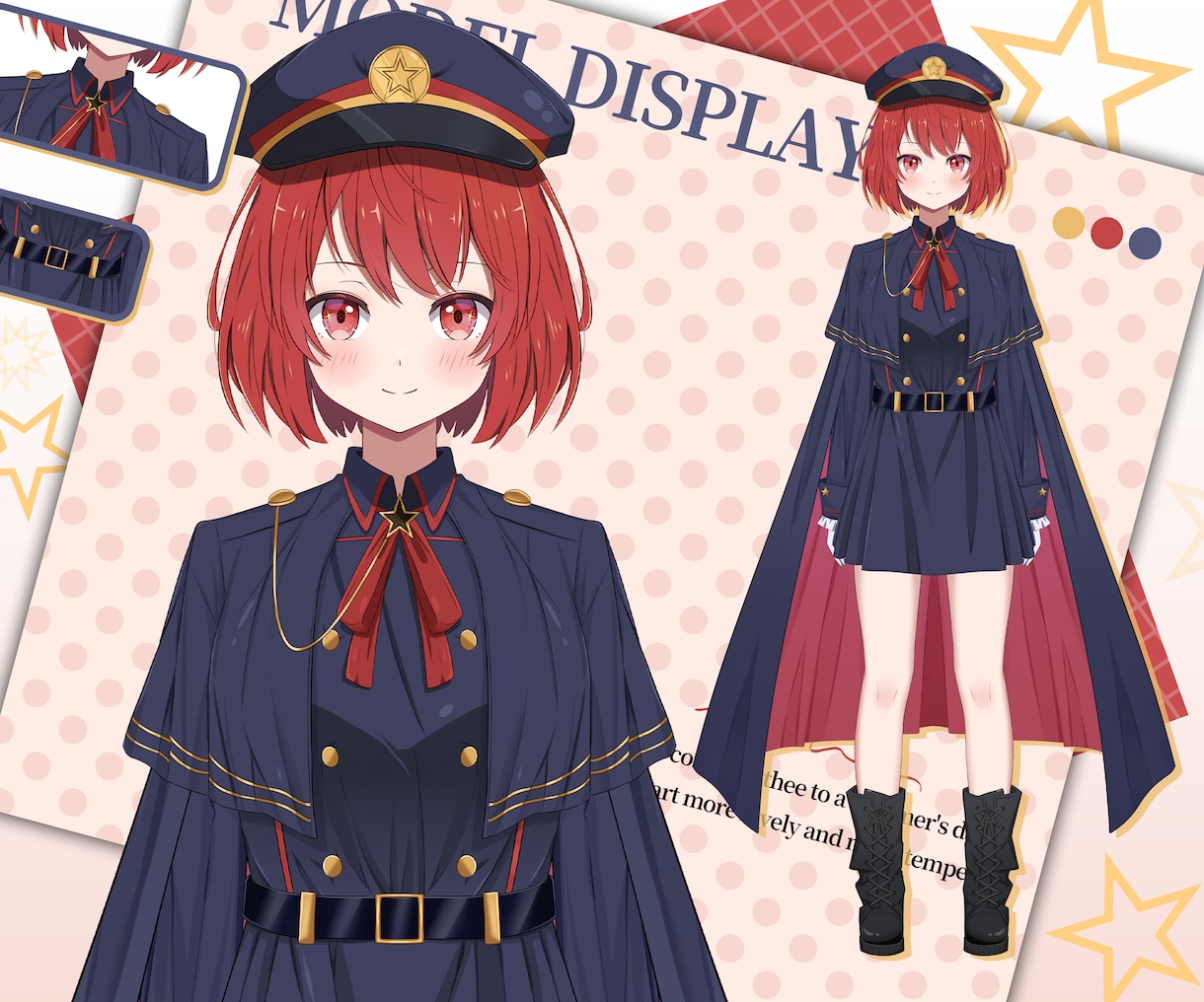ロゴ・SD付きでVtuberデビュー素材制作します モデル・ロゴ・SD全部入り｜世界観統一｜初心者丸投げOK イメージ5