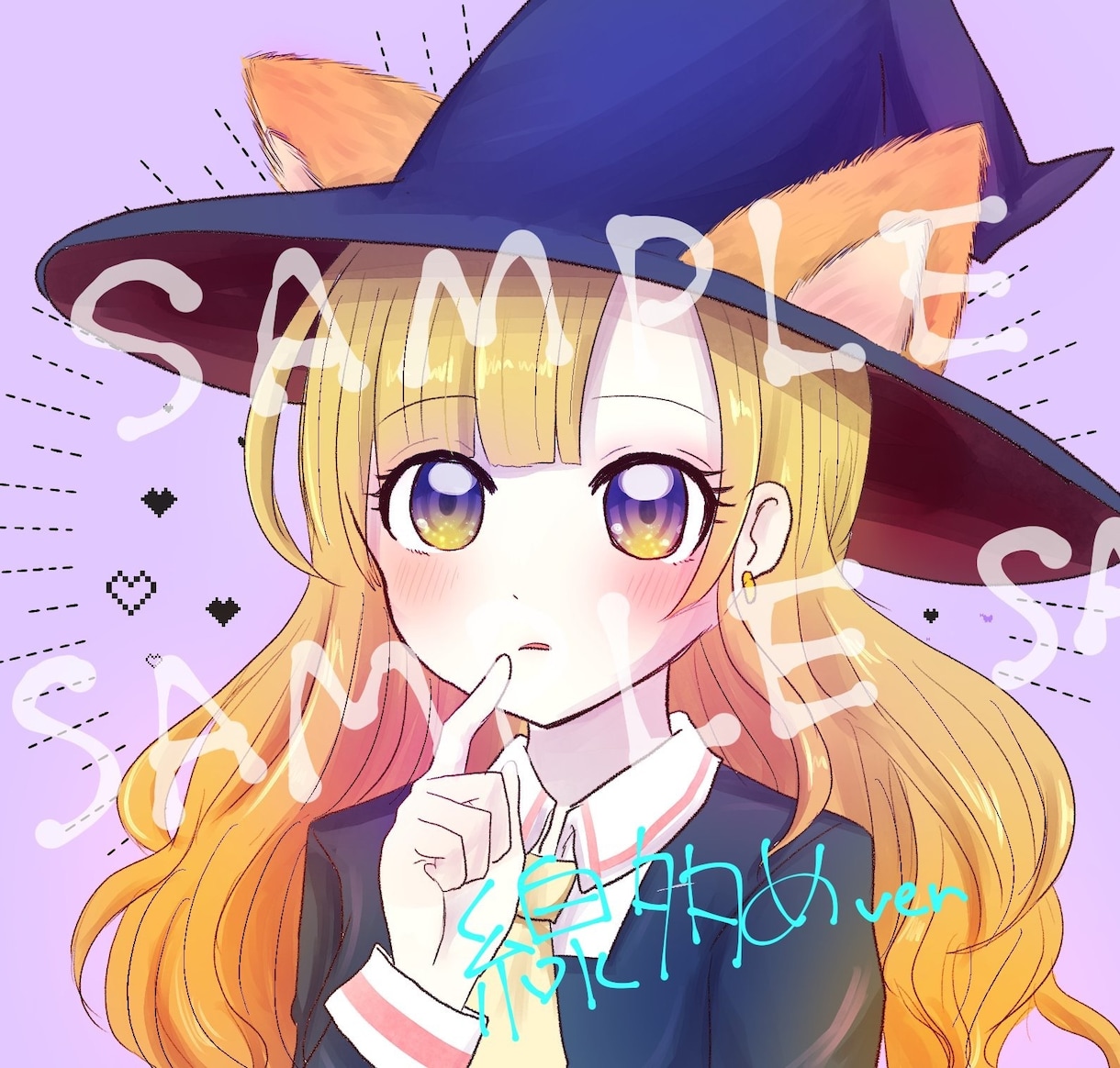 アバ・オリキャラ✩SNSの可愛いアイコン描きます キラキラ可愛い女の子描きます！ゲームのアバターも可能 イメージ2