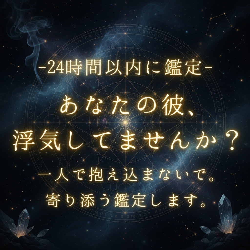 あなたの彼、浮気していませんか？真実をお伝えします もうひとりでかかえこまないで、あなたの味方です。寄り添います イメージ1