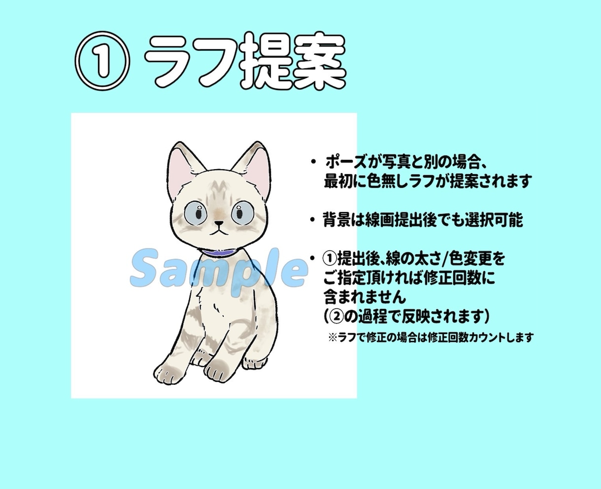 優しい色合いの癒されるペットアイコン描きます ふんわりとした水彩チックな塗りで可愛らしいイラストです イメージ2