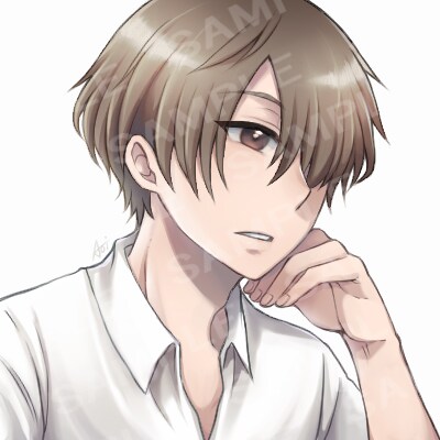 格好良い男の子アイコンイラスト制作します ＊ＳＮＳ・ブログ・Twitterなど身の周りのイラスト＊ イメージ4