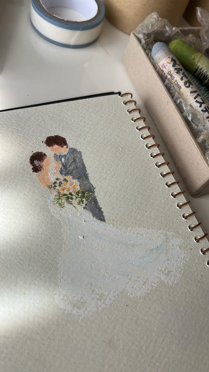 あなたの思い出をイラストにします スマホにいれて持ち運べたり、お部屋でいつでも眺めれます☺︎ イメージ2