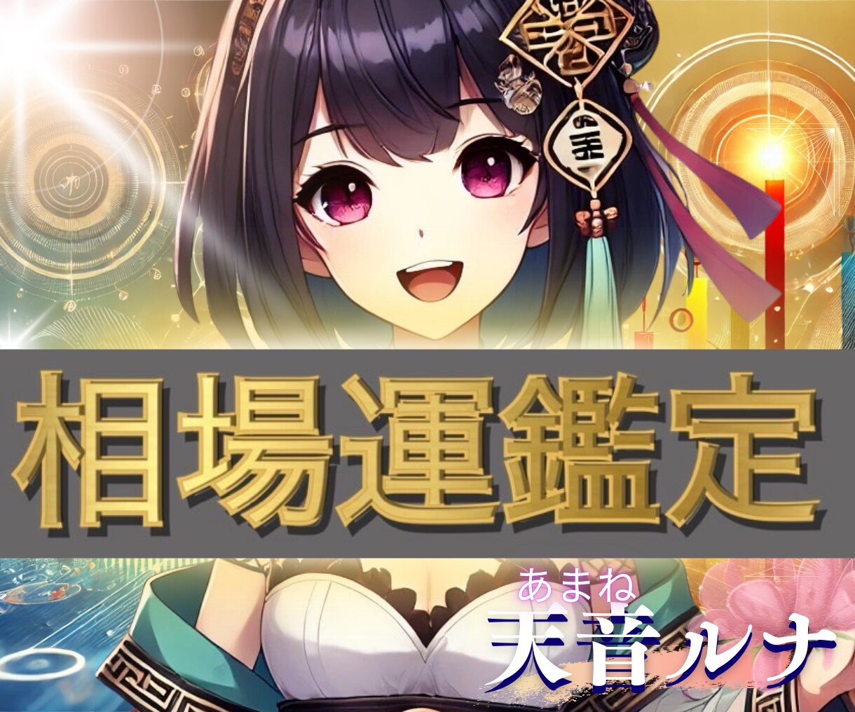 最新AIと四柱推命であなたの相場運を占います ☆運気アップお守りプレゼント！ イメージ1