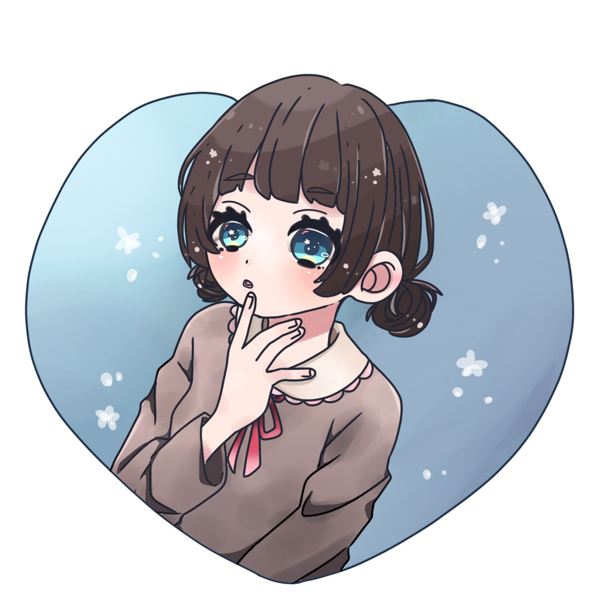 SNSなどに使用するゆるふわアイコン描きます ゆるふわ , デフォルメキャラをアイコンにしたいあなたに！！ イメージ1