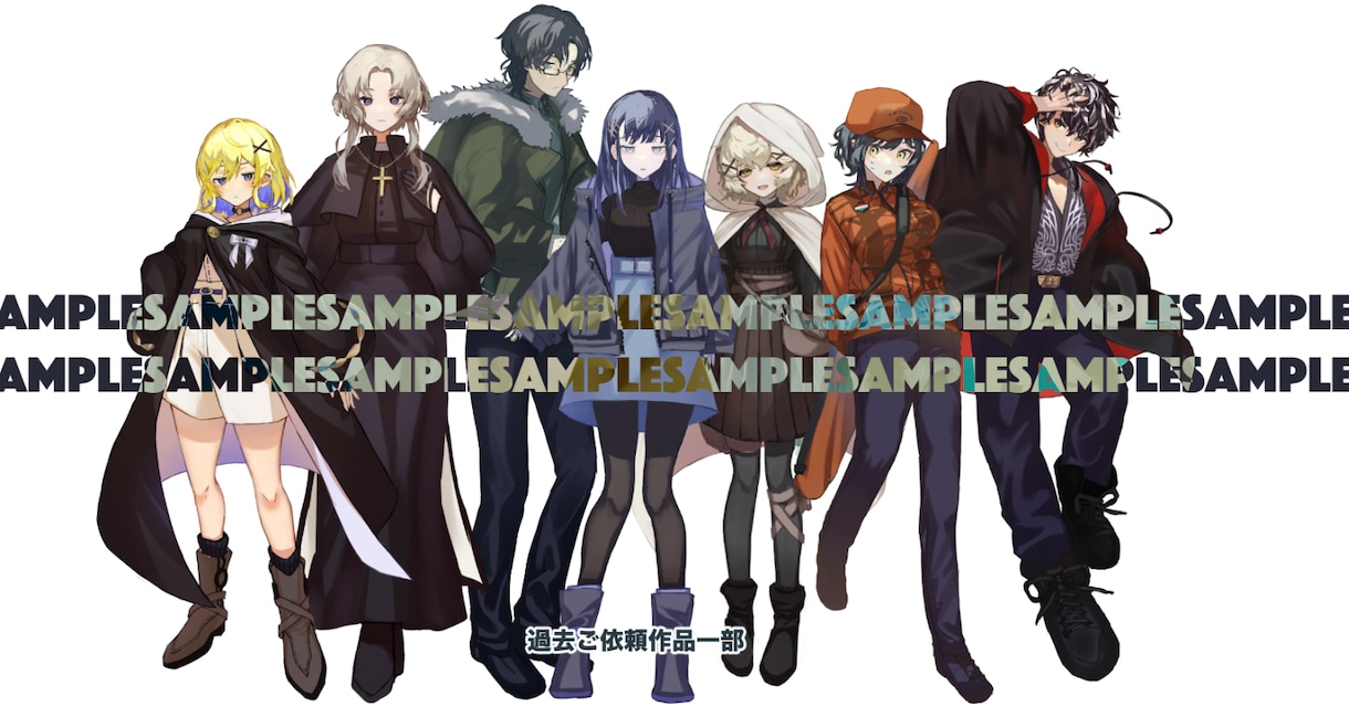 Vtuber・TRPG・動画・ゲーム用　描きます 表情差分2枚無料付き（腰上～全身制作の場合） イメージ6