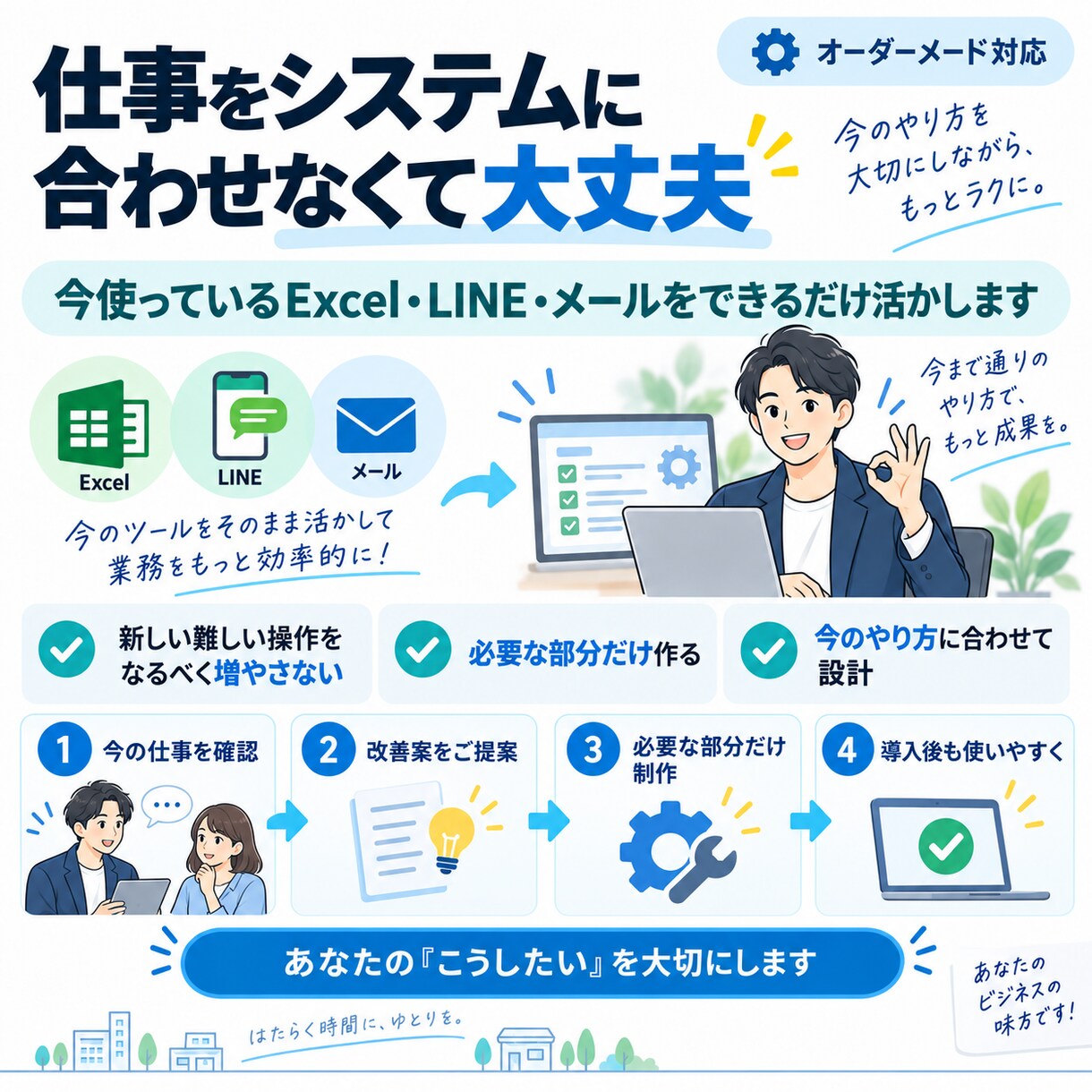 Excel・CSVなど面倒な事務作業を自動化します 転記・集計・メッセージ・帳票など、今の仕事をもっと簡単に イメージ4