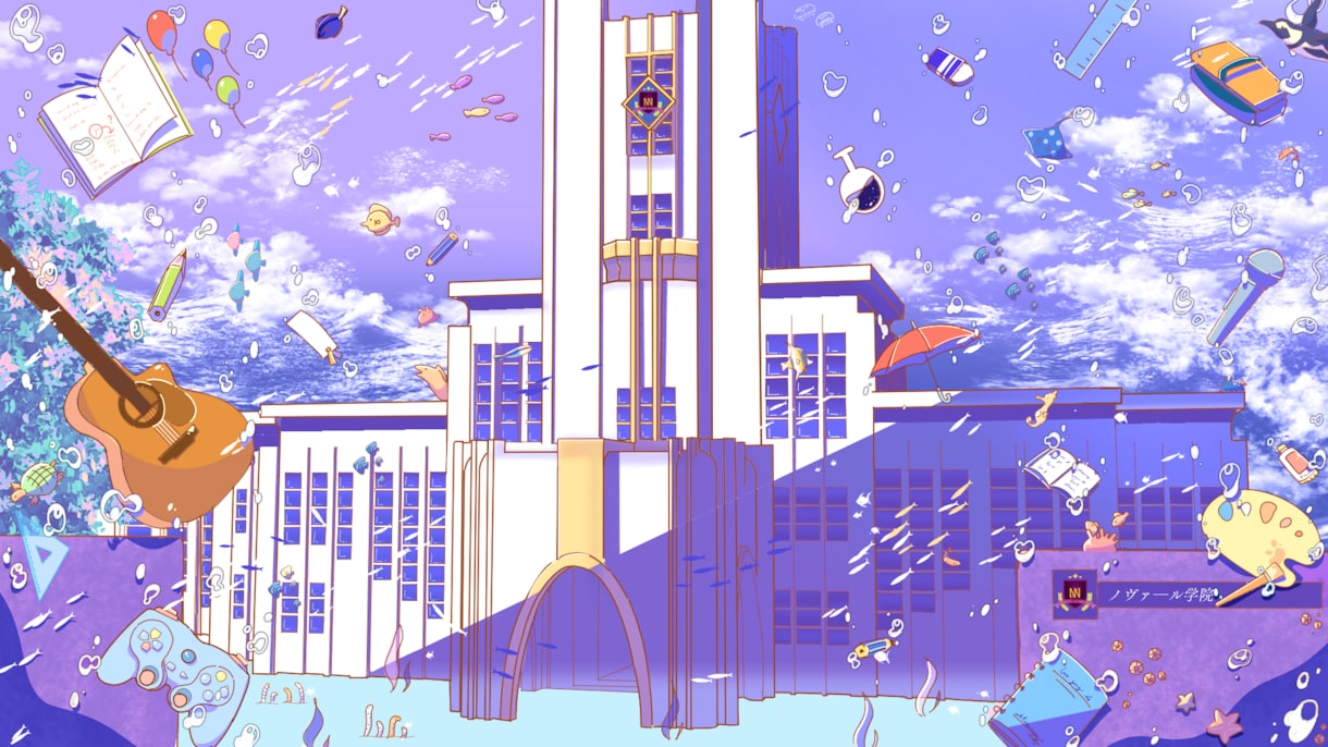 商業利用可　背景のイラストを描きます 温かいタッチで背景のイラストを描きます イメージ5