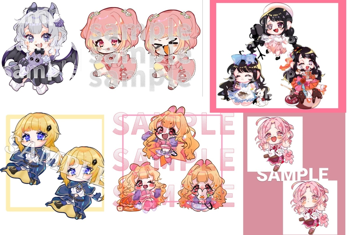 超かわいい！なんでもイラストかきます 商用利用も◎キャラクターデザインも◎おまかせください！ イメージ4