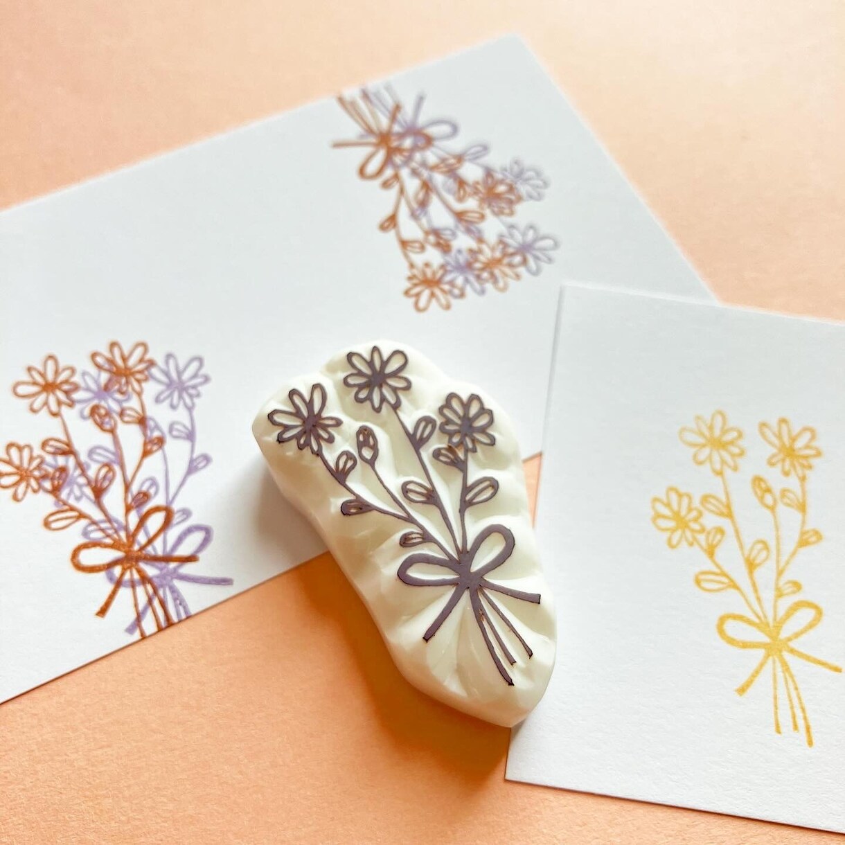 プレ花嫁さまに！ウェディングスタンプお作りします 結婚式用にオリジナルな消しゴムはんこを作りませんか？ イメージ4