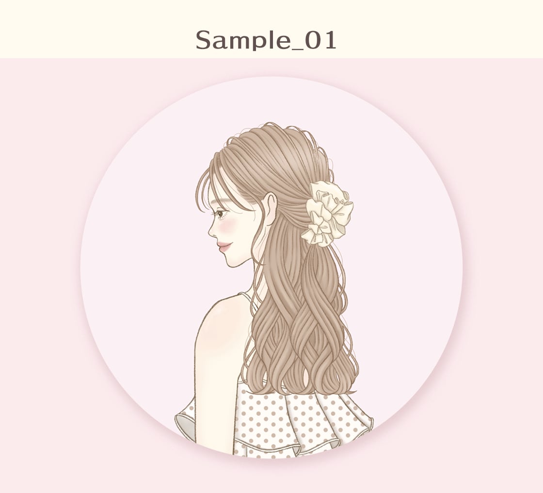 商用可◎オシャレでやさしいアイコン描きます SNSアイコンや名刺に♡大人可愛いアイコン イメージ2