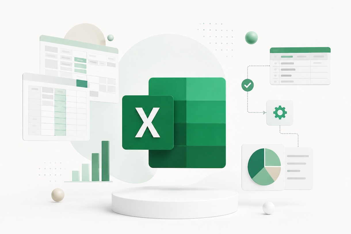 既存Excelを使いやすく改善します 今あるExcelを、業務に合わせて使いやすく改善します イメージ1