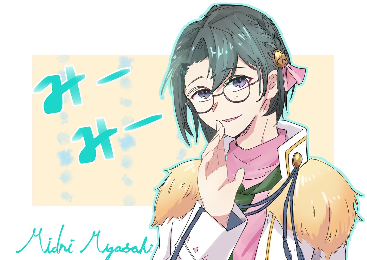 Vtuberさんの顔アップイラスト作ります アイコン、配信サムネイルなどに使えるイラストです。 イメージ3