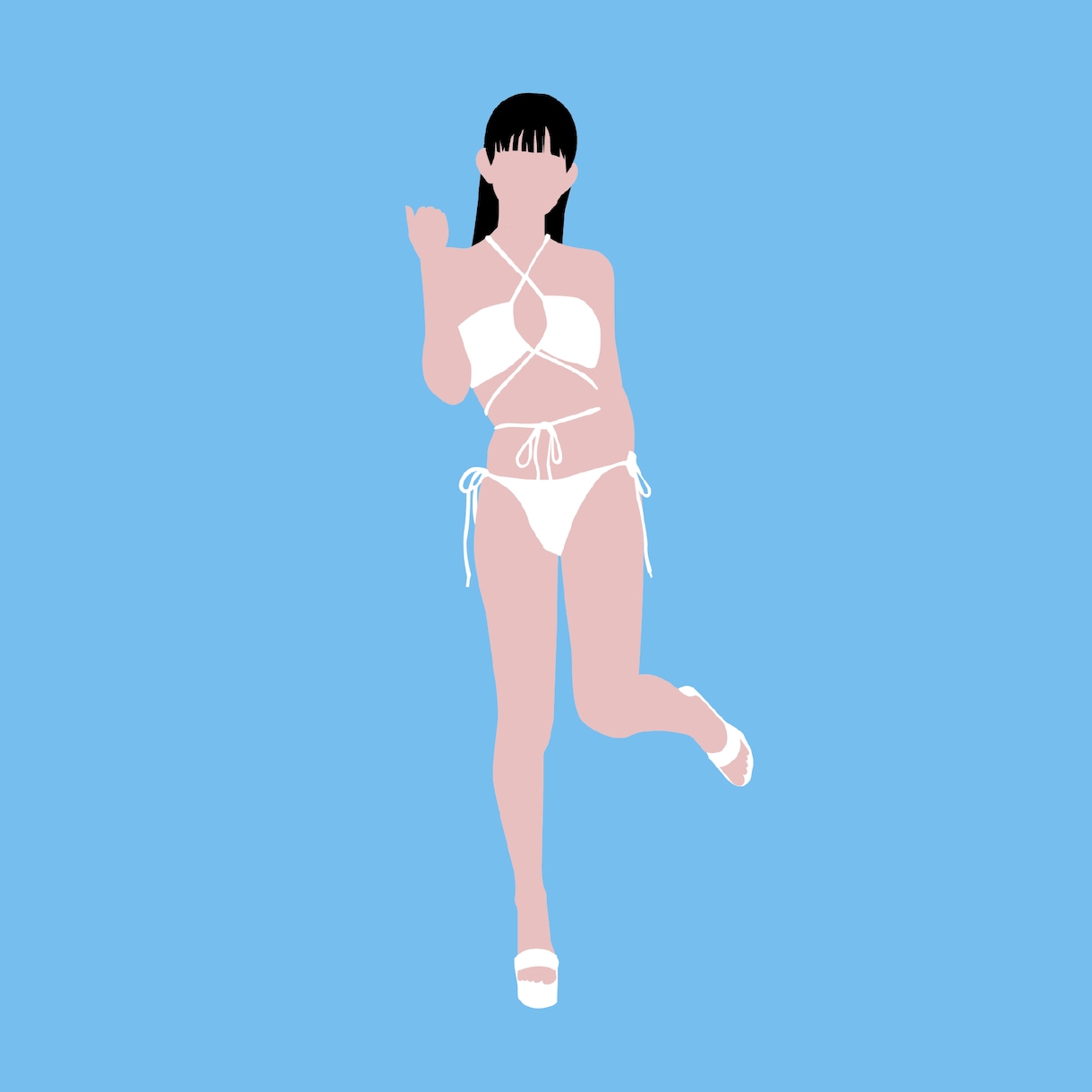 シルエットイラスト描きます 好きなカラーでおしゃれに!お写真参考に仕上げます! イメージ4