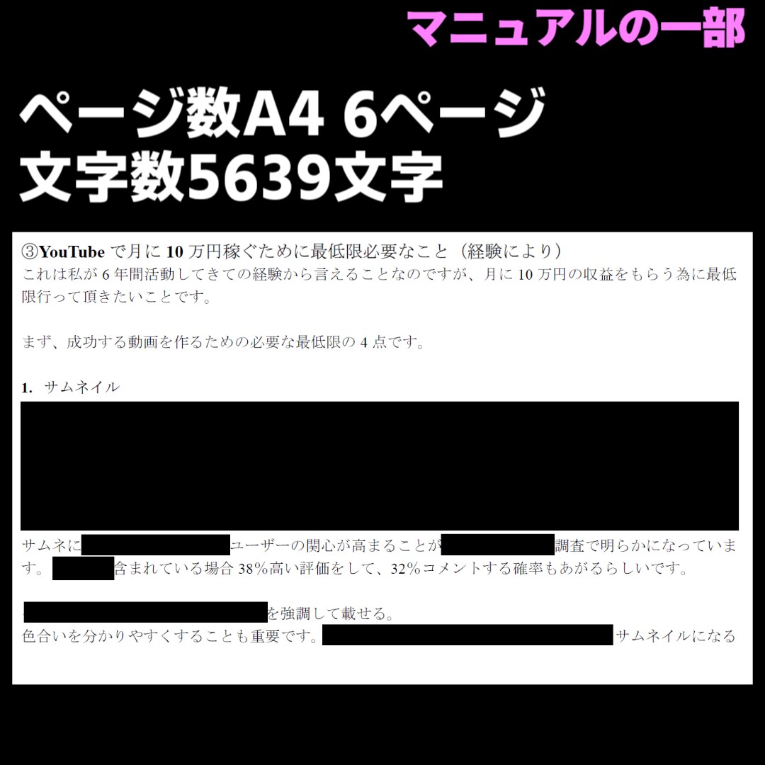YouTubeコンサルを受ける前にお勧めします 広告収益50万円超/月、8年以上のノウハウだから信頼性◎ イメージ5