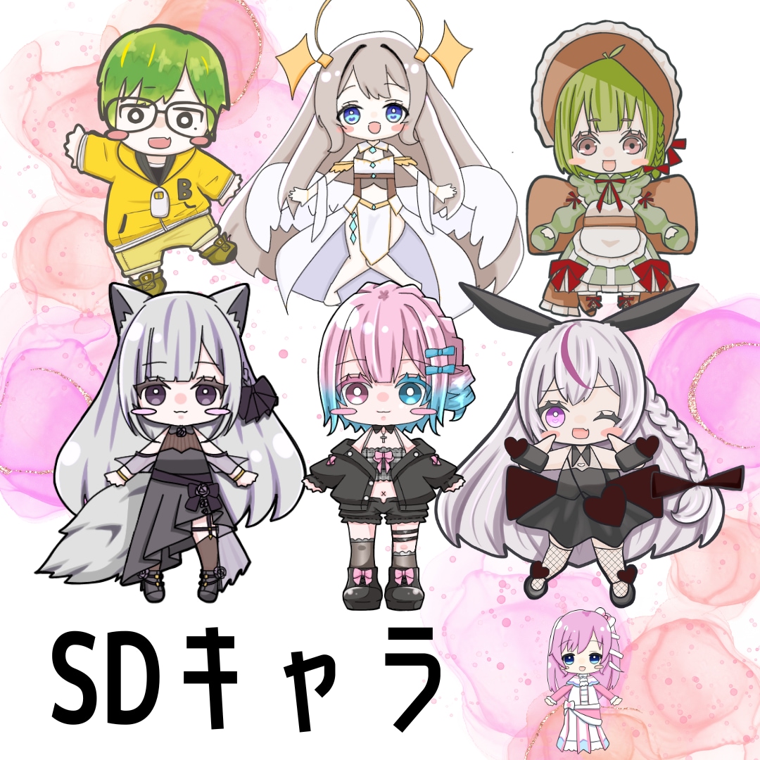 IRIAM等で使える立ち絵描きます 詳しく指定可能！あなただけのイラストを！ イメージ7