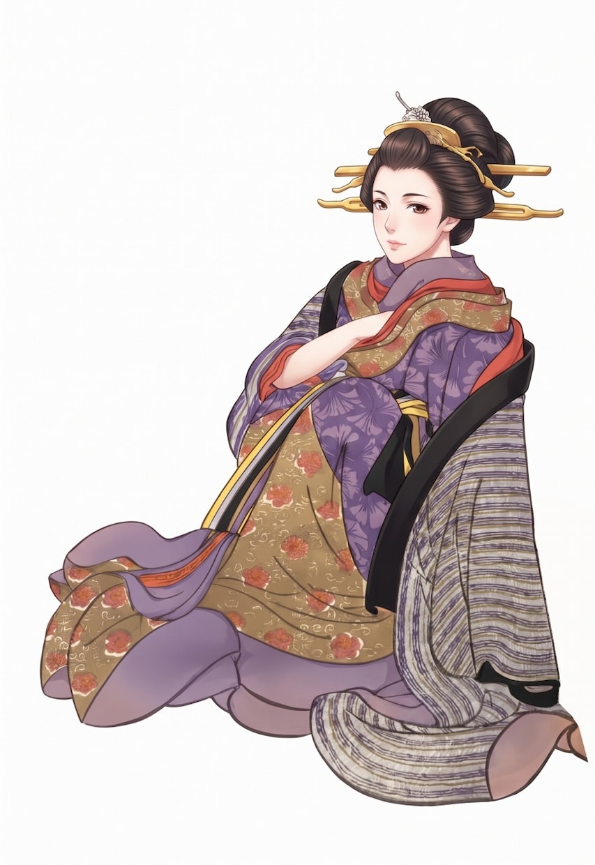 息を呑むほど美しい『和風・美人画』を描きます 着物や花魁のイラスト、小説の表紙、MV用に。商用利用も大歓迎 イメージ3