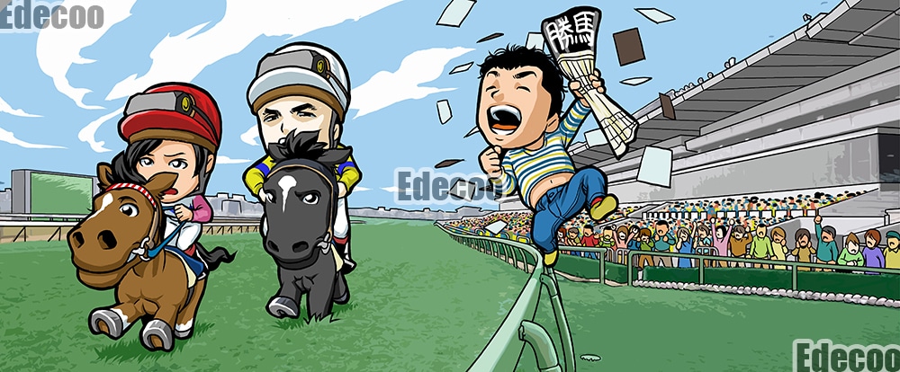 競馬のイラスト何でも制作します 好きな馬、好きな騎手、好きなレース、どんな依頼でも制作OK！ イメージ8