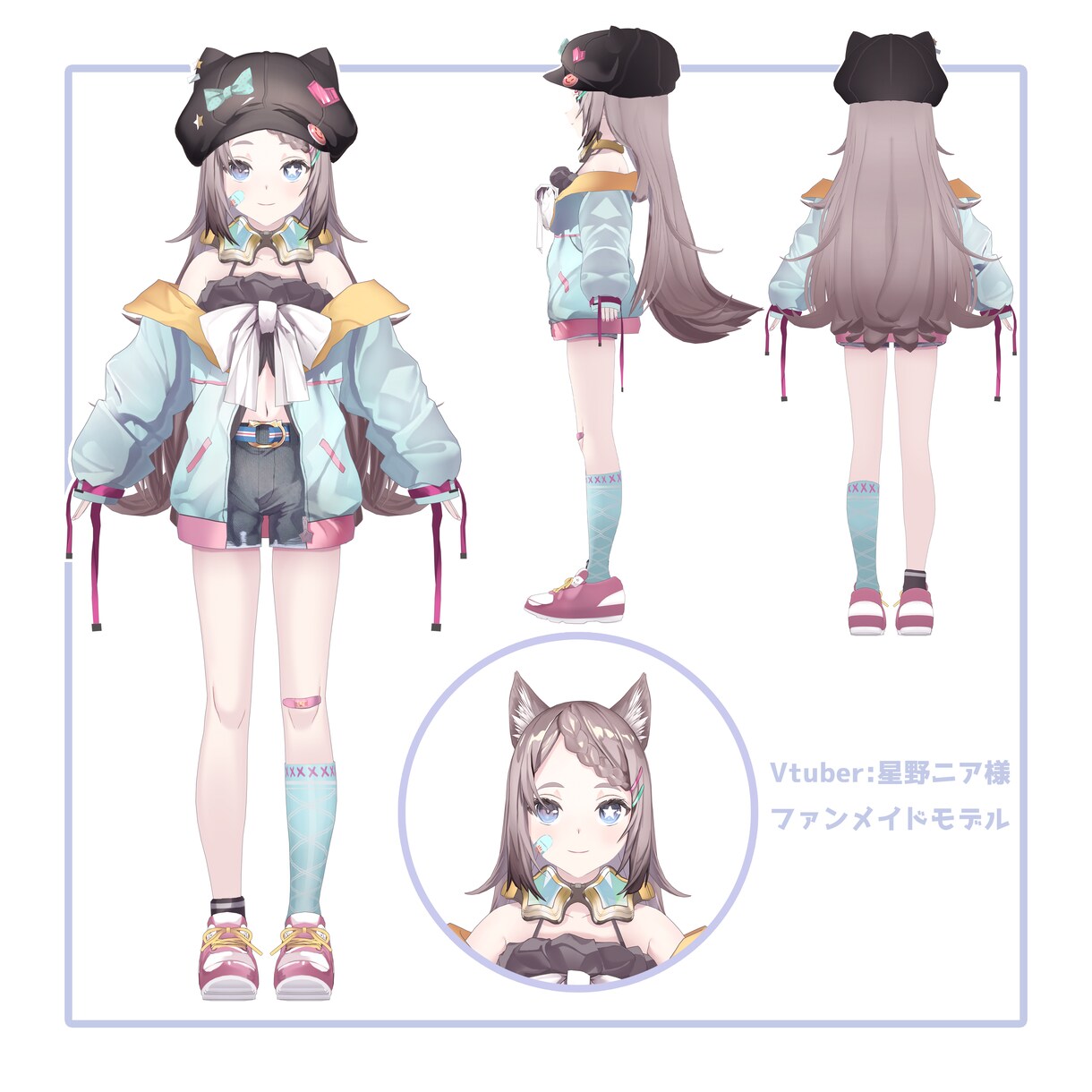 イラスト再現Vtuberさんの３Dモデルを作ります 【実績多数】２Dの魅力をそのまま3Dモデルにします！！ イメージ7