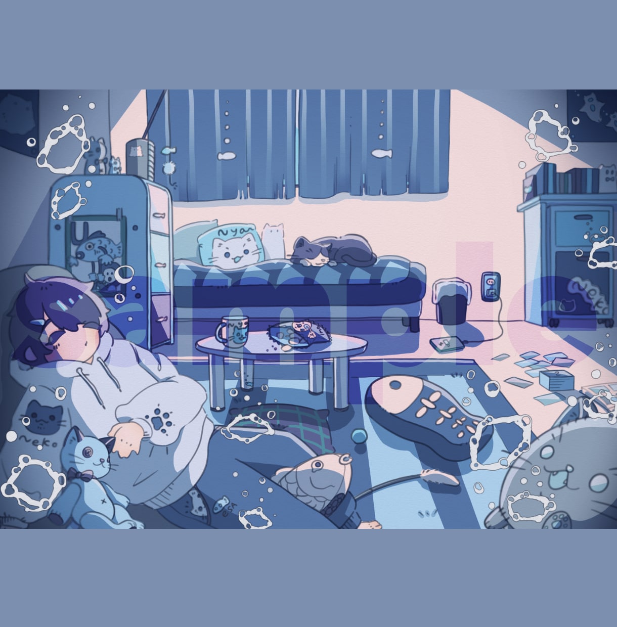5月まで限定価格5000円で描かせていただきます 多目的に使えるイラストです。MV、グッズ、挿絵などにどうぞ！ イメージ1