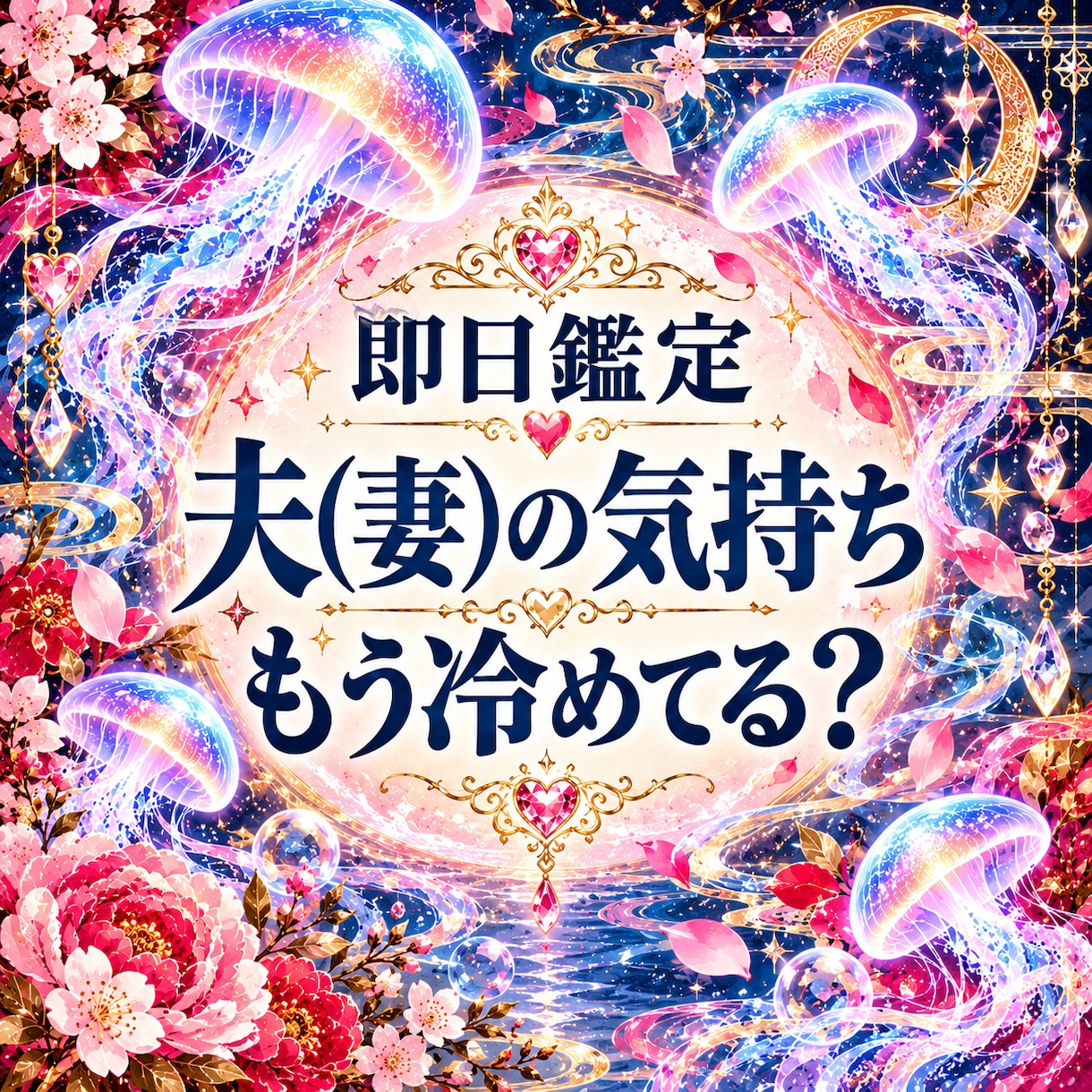 即日鑑定｜夫(妻)の気持ちもう冷めてる？かをます 夫婦特化型　夫(妻)の本音　離婚を考えてる？ イメージ1
