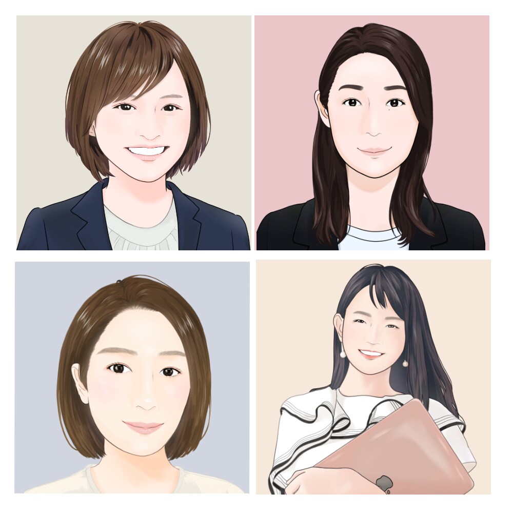 カラー料込！第一印象めっちゃ好印象な似顔絵描きます 商用利用可！名刺・SNSアイコン・プレゼントに最適です。 イメージ7