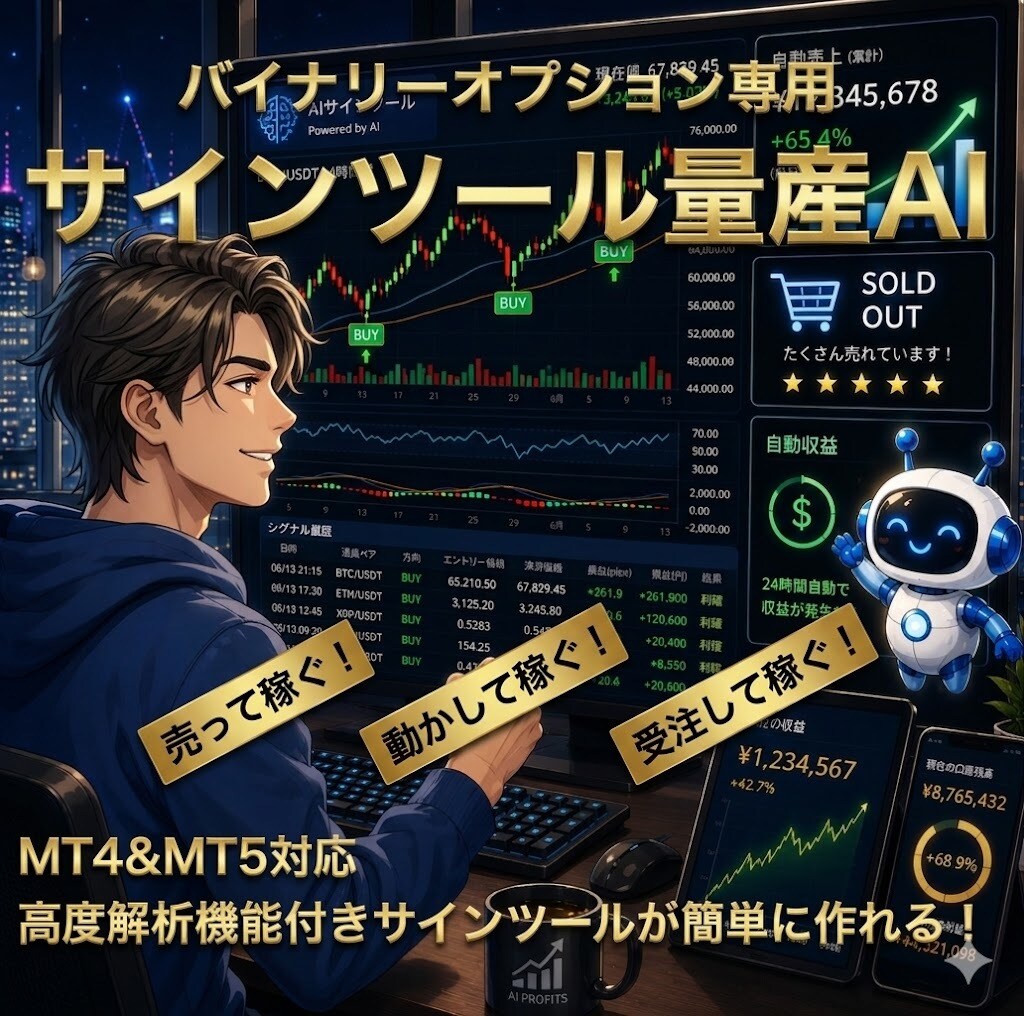 サインツールを量産するAIシステムを提供します 今日から副業 | 初心者向け｜コンテンツ販売 | スキル獲得 イメージ1