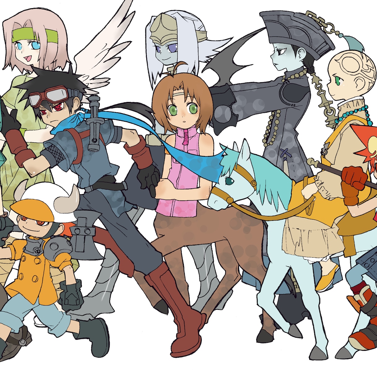 ポップなキャラクター作成いたします ゲームやアニメのようなポップなミニキャラ、デフォルメキャラ イメージ5