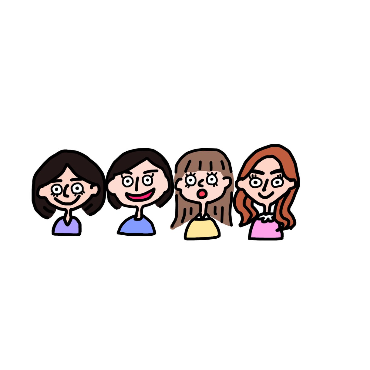 アイコンのイラストを描きます 可愛いイラストやキャラクタータッチが得意です(^ ^) イメージ3