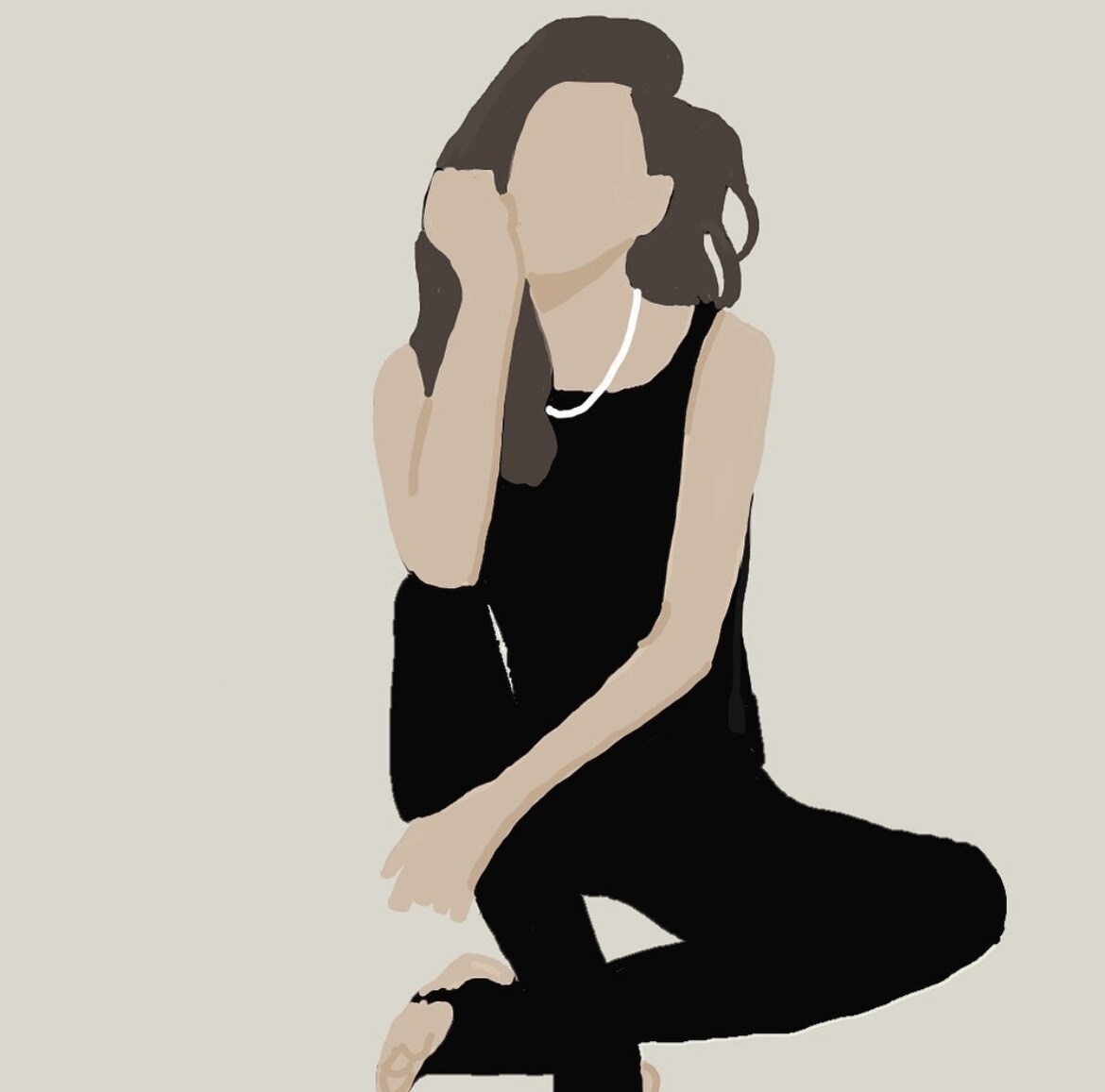 思い出の写真をイラストにします 海外風シルエットアートでお描きします イメージ3