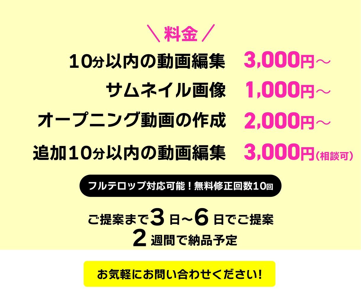 印象の良い動画編集をいたします 安価でクオリティの高い動画編集!! イメージ2