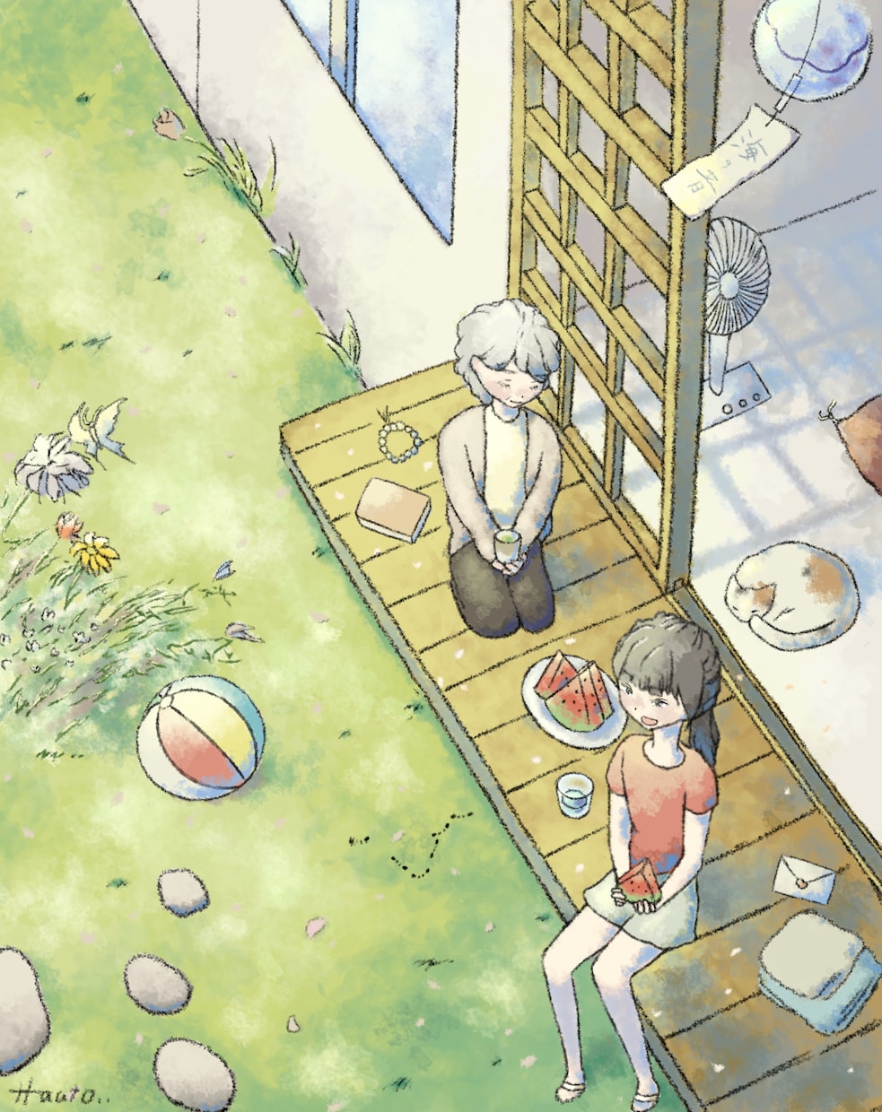 低コスト！儚げで可憐なイラスト描きます SNSアイコン・動画など抜け感のある絵柄で個性を出したい方へ イメージ1