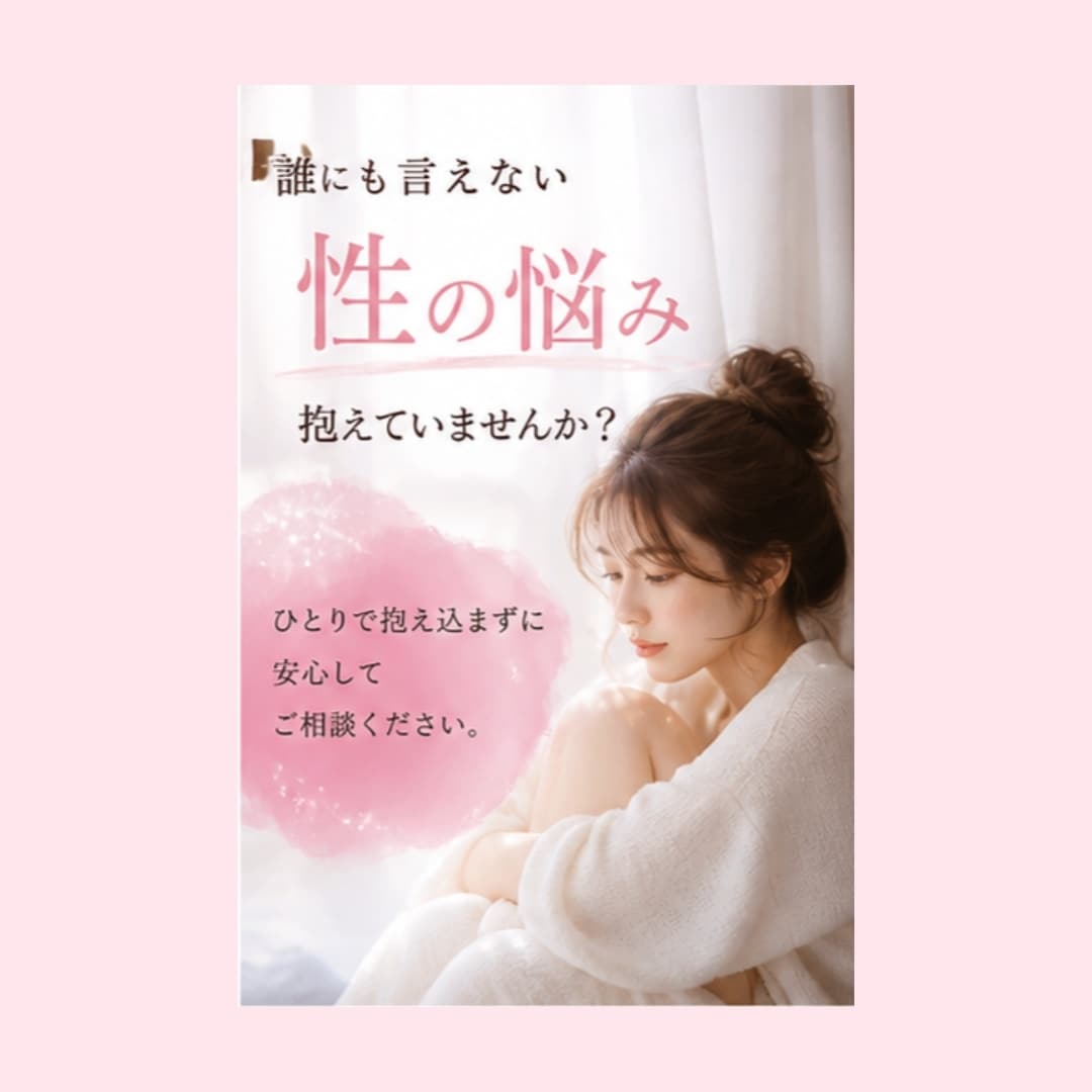 性行為の悩みリアルに解決のヒントお出しします 誰にも言えない性の悩み、否定せず優しくお聞きします イメージ1