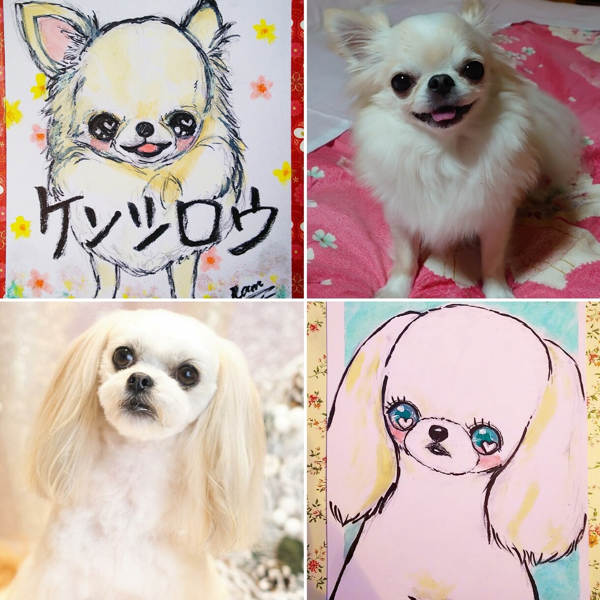 わんちゃんのイラスト描きます 心を込めて描かせて頂きます(*^^*) イメージ1