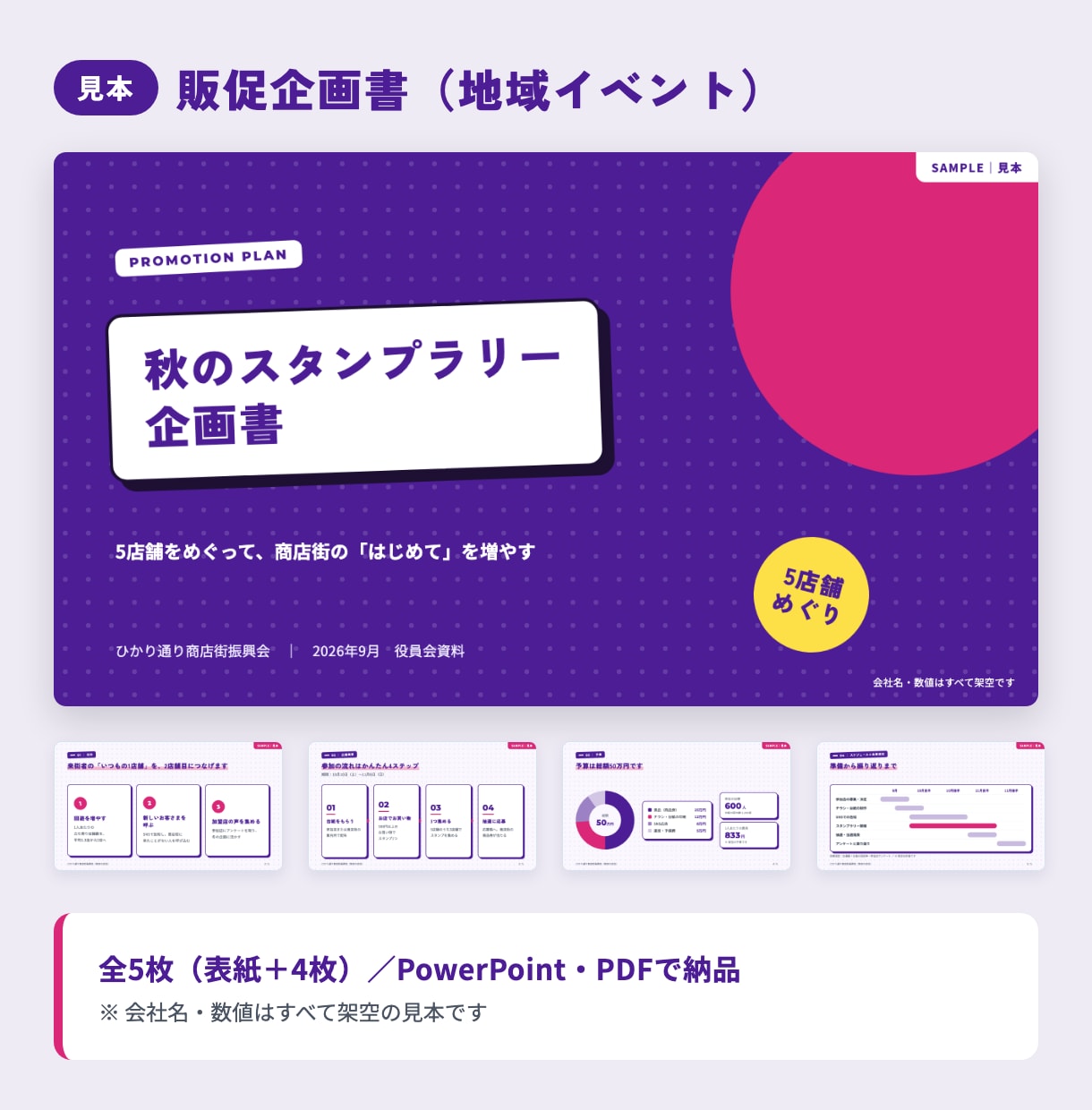 元ディレクター×現役ライターが伝わる資料を作ります デザイン×構成で、「読まれる」「通る」資料に仕上げます イメージ6