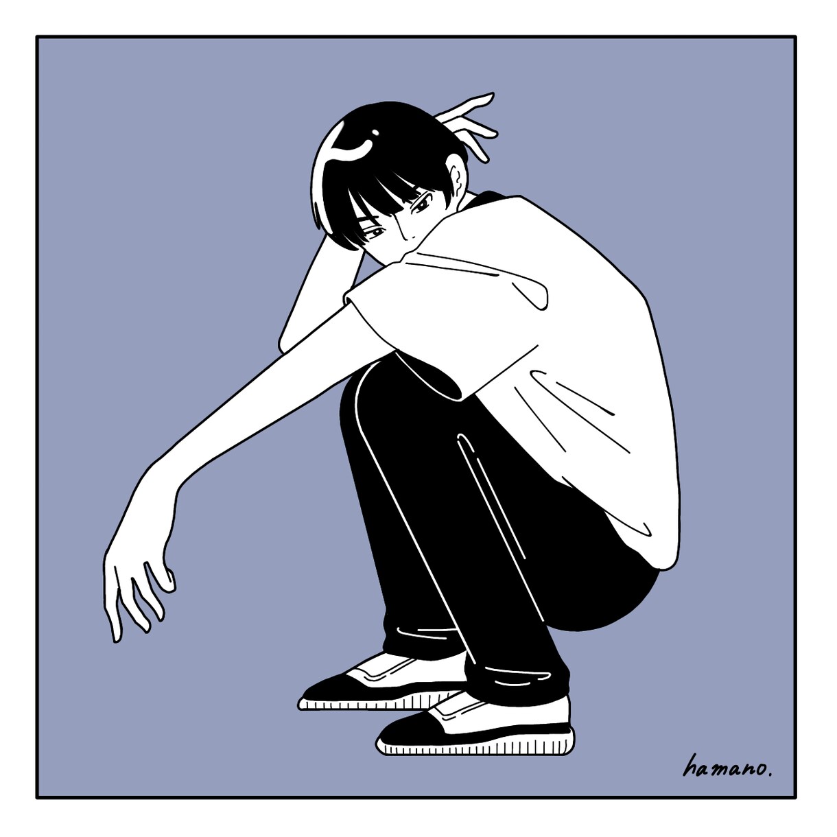 実績0！格安受付中！★お洒落な男性イラスト描きます アイコン・グッズなど用途に合わせたオリジナルイラスト イメージ2