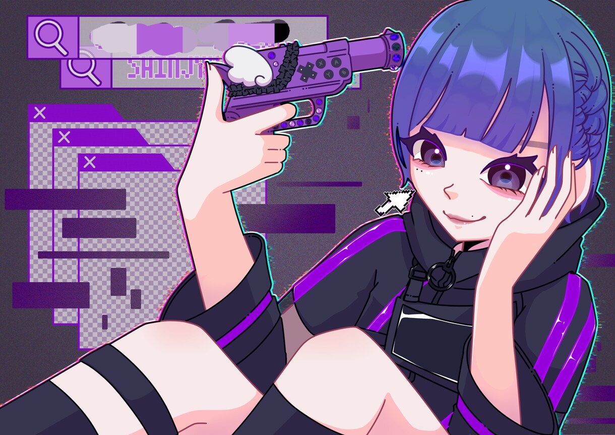 目を引く鮮やかなイラストを描きます フラスタや等身パネルイラストでライブの装飾を華やかに イメージ3