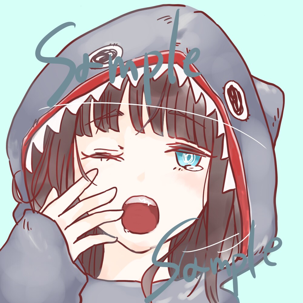 アニマル風女の子のアイコン描きます 動物の耳や角の生えたちょっと変わったかわいい女の子はいかが？ イメージ8