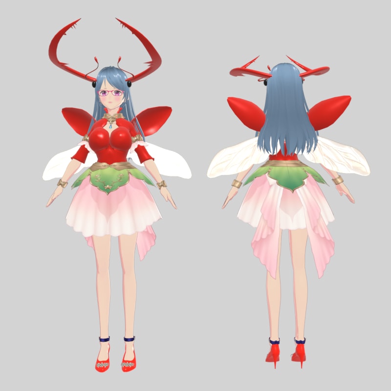 VRChat用のオリジナル３Ｄアバタ－を制作します 制作キャラのイメージを聞きましてオリジナルアバタ－制作します イメージ2