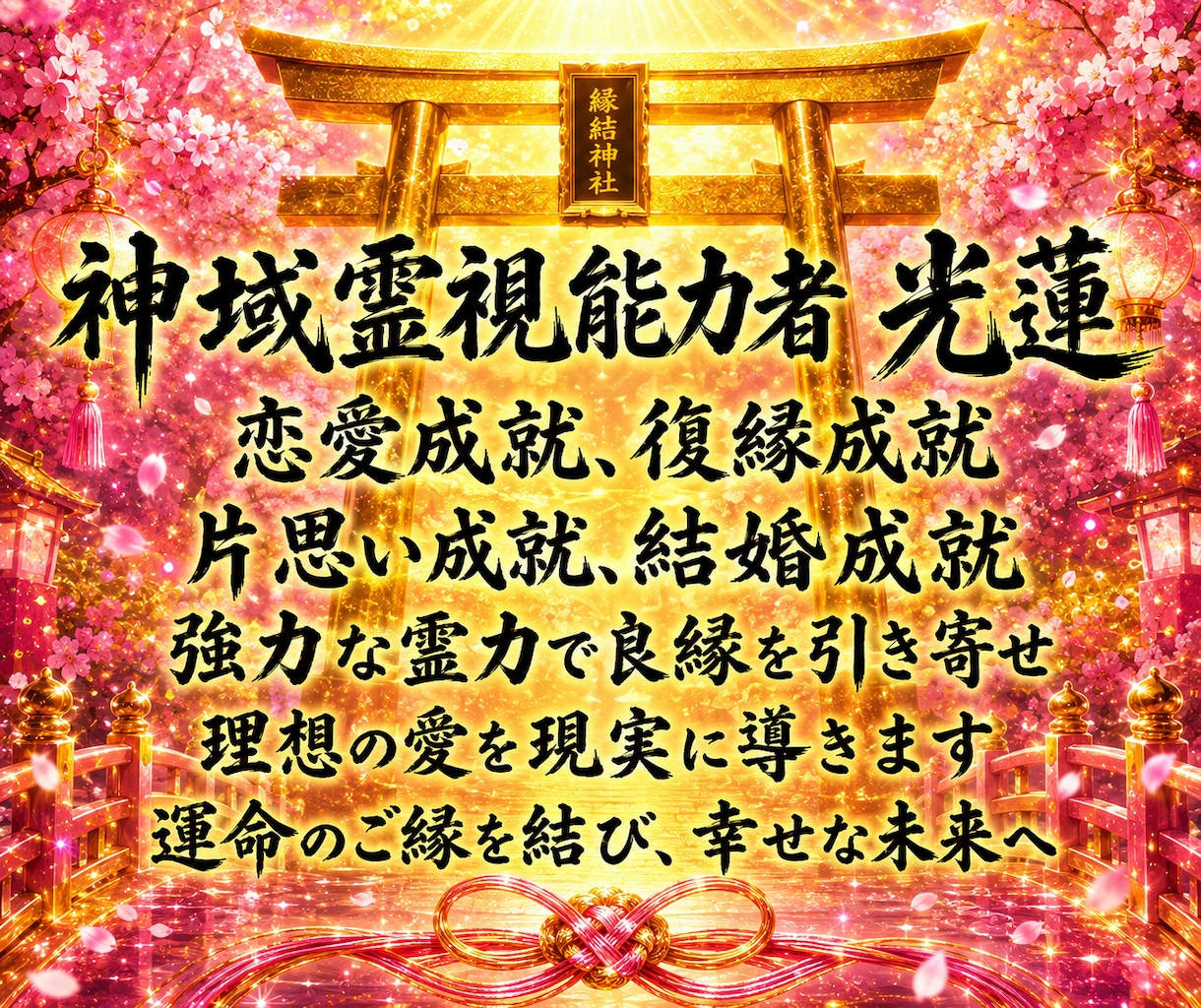 強制縁結びで最愛の人と良縁成就叶える祈祷を行います 最愛の人と幸せな未来しか見えなくなる愛縁へ復縁片想い結婚成就 イメージ2