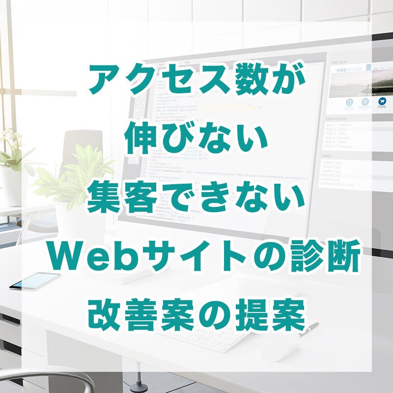 WebサイトのSEO・集客効果の診断を行います Web制作・コンサル歴20年のプロにお任せください イメージ1