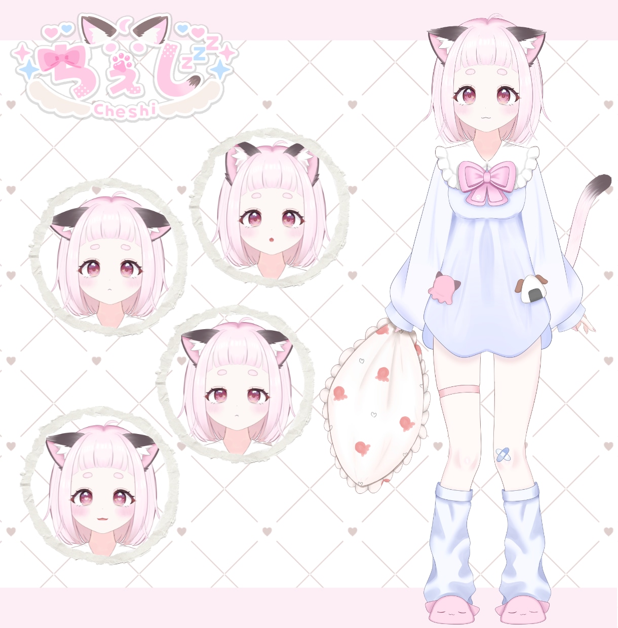 Vtuberキャラデザ～モデリング全て制作します 初心者歓迎！相談OK！Live2Dモデル・モデリングのみOK イメージ2