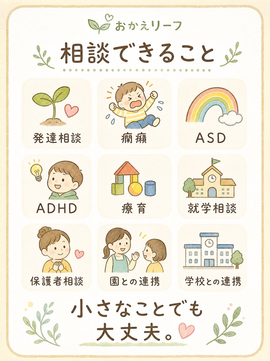 気になるお子さんの悩み、一人で抱えず一緒に考えます 明日が楽しみになる子育てを。一人で悩まなくて大丈夫。 イメージ7