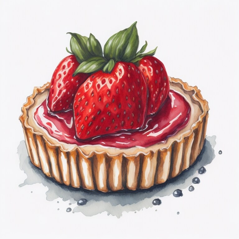 商用利用可能な食べ物の水彩画イラスト描きます 温かみのあるイラストで美味しさを届けます イメージ4