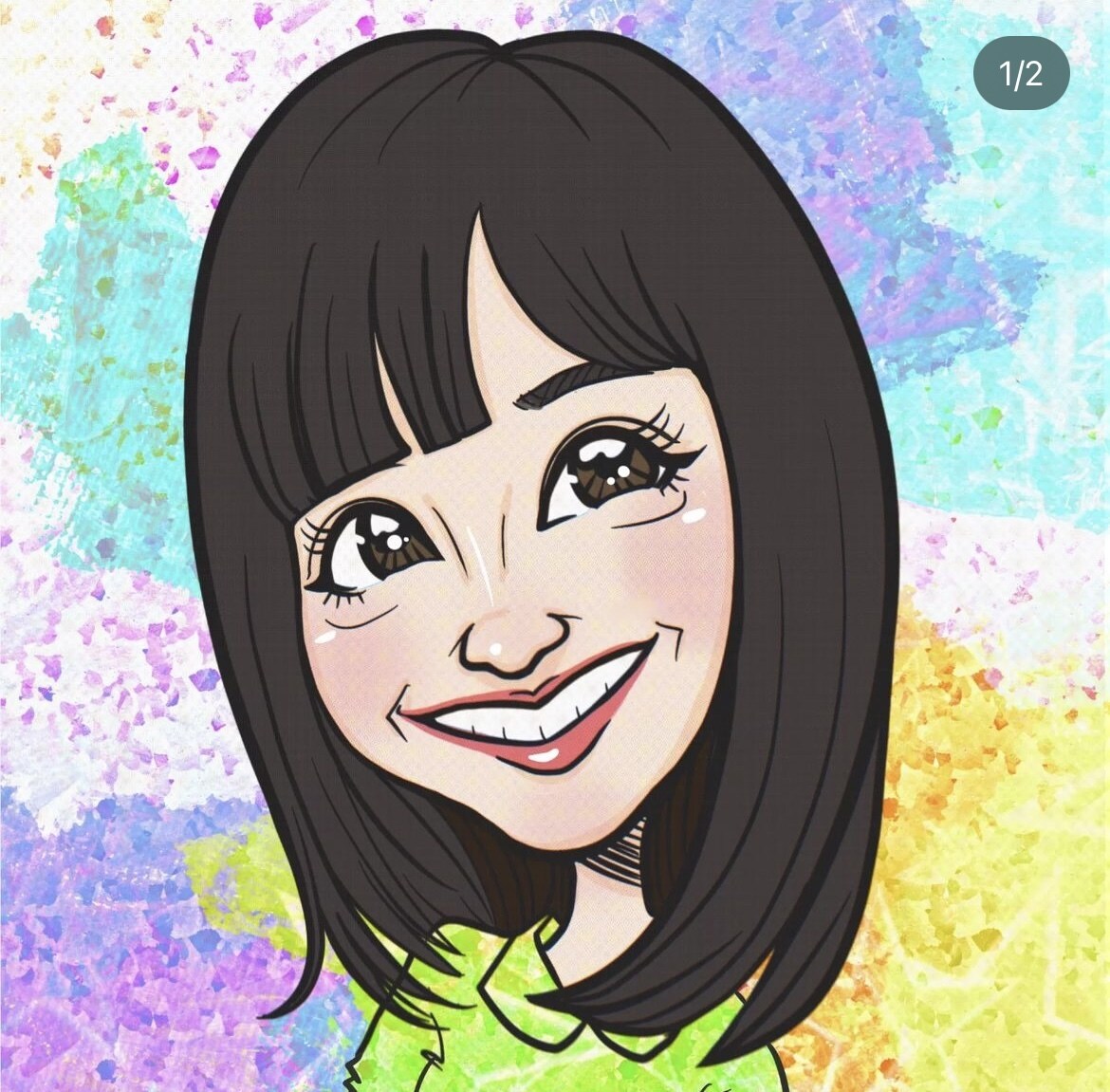 手描きの似てて可愛いデジタル似顔絵お描きします 喜ばれる手描きの似顔絵★アイコン、名刺に イメージ5