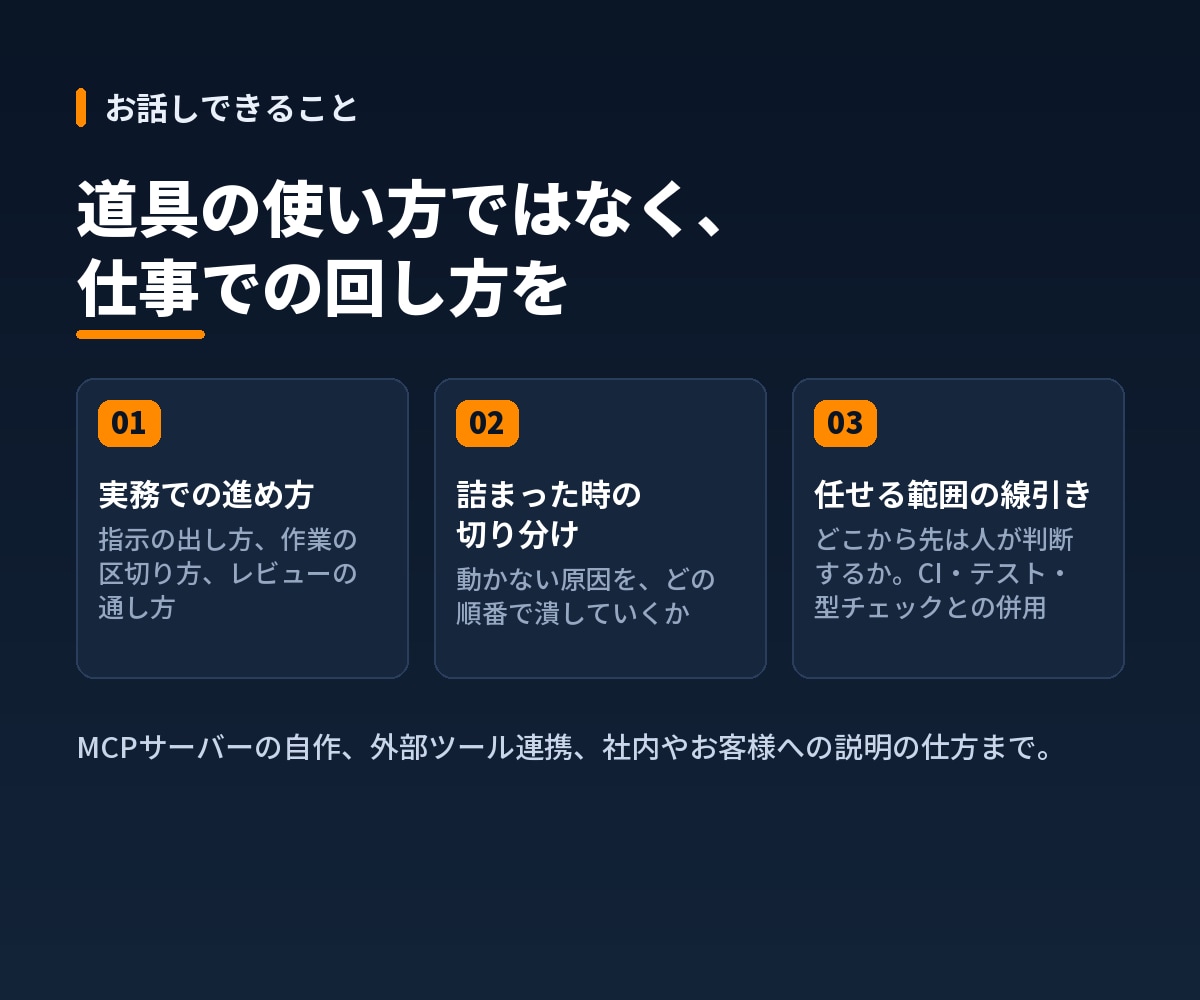 現役の受託開発者がClaude Code教えます 納品している開発者が、実際の使い方をお見せします イメージ3